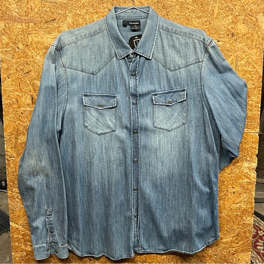 The kooples Denim Shirt With Western Details